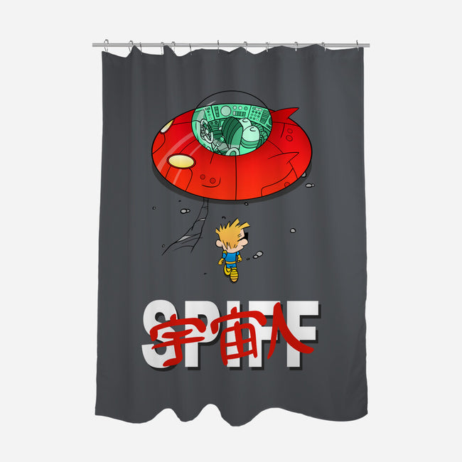 Spiff-none polyester shower curtain-Apgar Arts