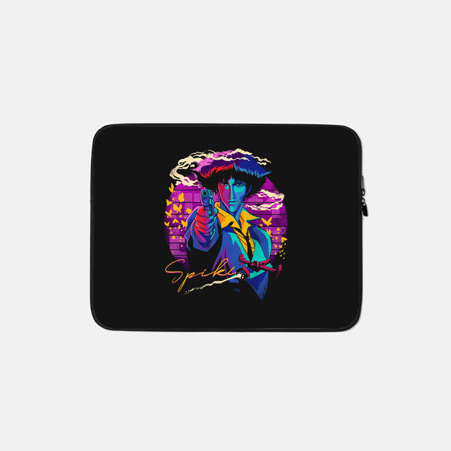 Spike the Space Cowboy-none zippered laptop sleeve-zerobriant
