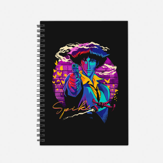 Spike the Space Cowboy-none dot grid notebook-zerobriant