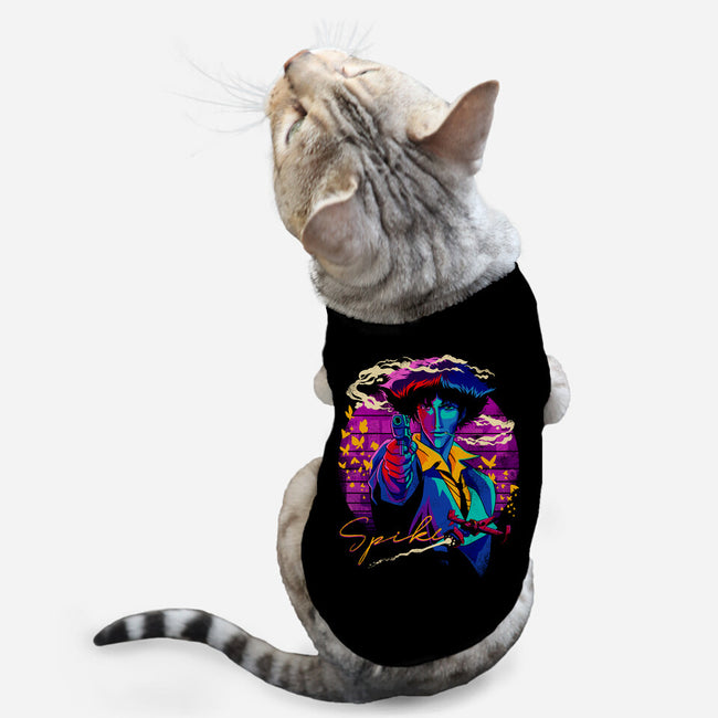 Spike the Space Cowboy-cat basic pet tank-zerobriant