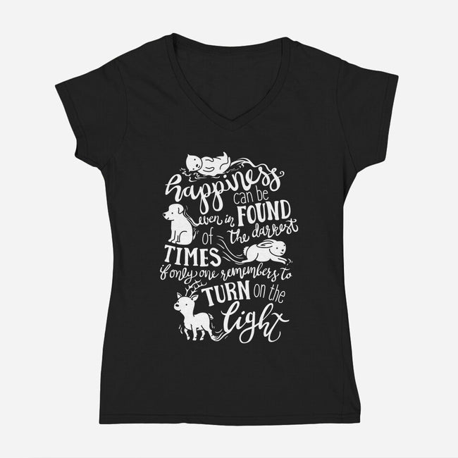 Spirit Animals-womens v-neck tee-Kellabell9