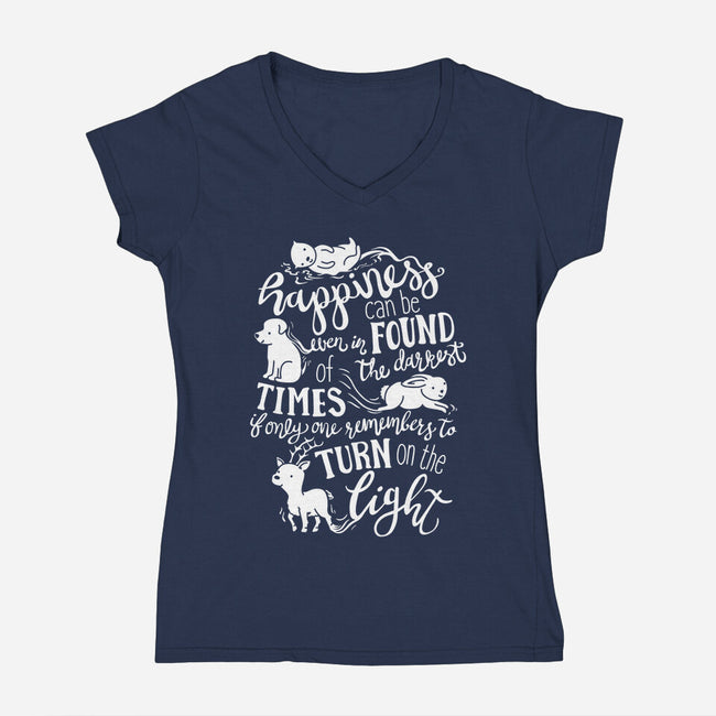 Spirit Animals-womens v-neck tee-Kellabell9