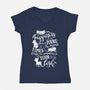 Spirit Animals-womens v-neck tee-Kellabell9
