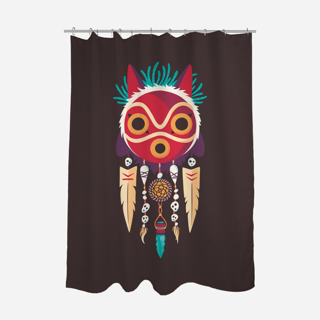 Spirit Catcher-none polyester shower curtain-victorsbeard