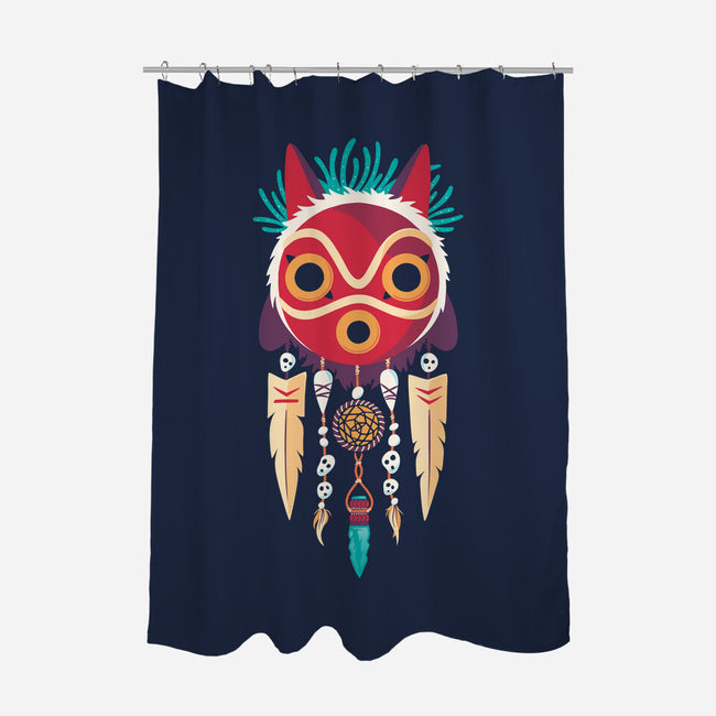 Spirit Catcher-none polyester shower curtain-victorsbeard