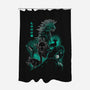 Spirit In The Night-none polyester shower curtain-jozvoz