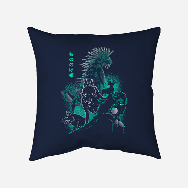 Spirit In The Night-none non-removable cover w insert throw pillow-jozvoz