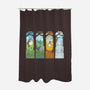 Spirit of the Seasons-none polyester shower curtain-queenmob