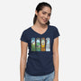 Spirit of the Seasons-womens v-neck tee-queenmob