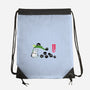 Spirited Ink-none drawstring bag-BlancaVidal