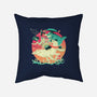 Spirited Race-none removable cover w insert throw pillow-El Black Bat