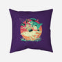 Spirited Race-none removable cover w insert throw pillow-El Black Bat