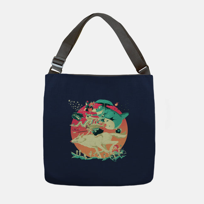 Spirited Race-none adjustable tote-El Black Bat