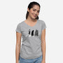Spirited Road-womens v-neck tee-jozvoz