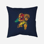 Splattered Bounty Hunter-none non-removable cover w insert throw pillow-DrMonekers