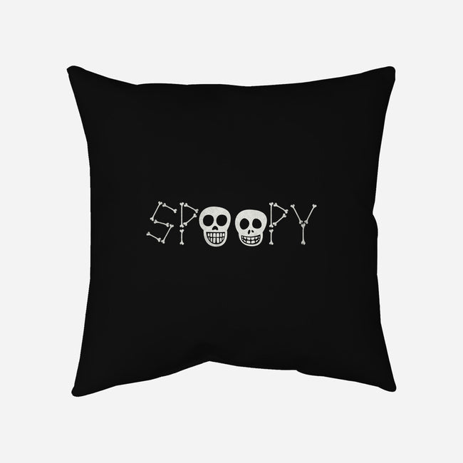 Spoopy-none removable cover w insert throw pillow-Beware_1984