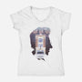 Spores, Mold, & Fungus-womens v-neck tee-SamCarterArt