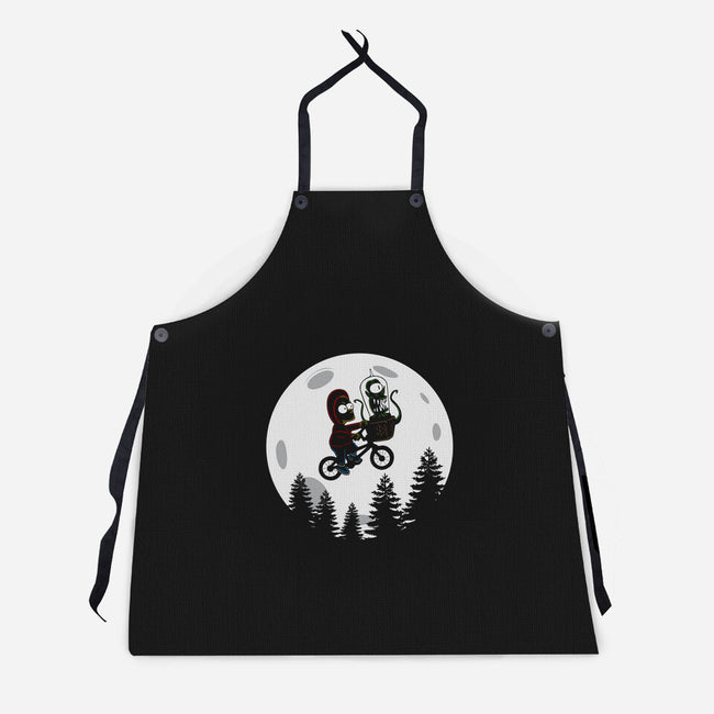 Springfield Moon-unisex kitchen apron-Melonseta