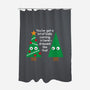 Spruced Up-none polyester shower curtain-David Olenick