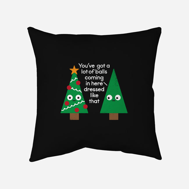 Spruced Up-none removable cover w insert throw pillow-David Olenick