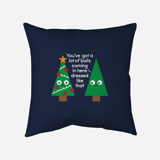Spruced Up-none removable cover w insert throw pillow-David Olenick