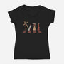 Stampede-womens v-neck tee-adho1982