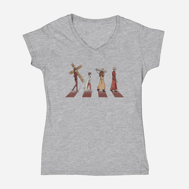 Stampede-womens v-neck tee-adho1982