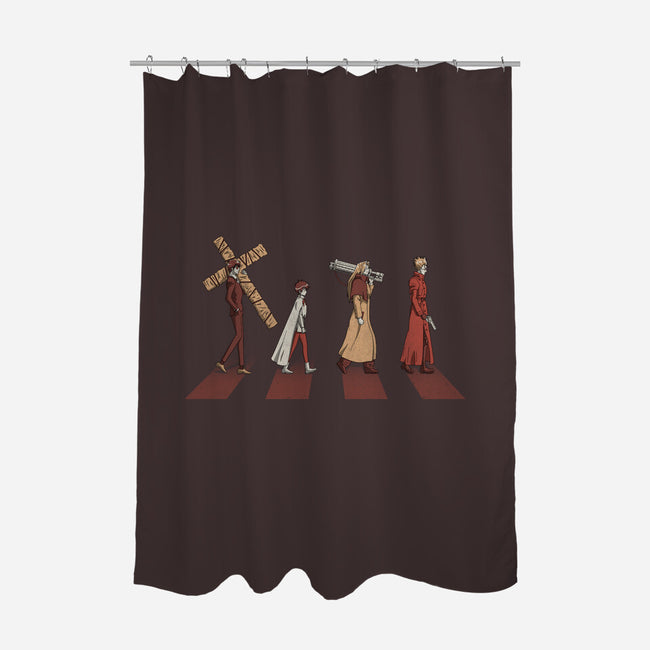 Stampede-none polyester shower curtain-adho1982