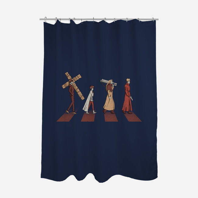 Stampede-none polyester shower curtain-adho1982