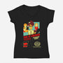 Standard Nerds-womens v-neck tee-TomTrager