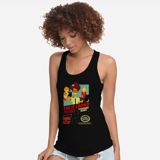 Standard Nerds-womens racerback tank-TomTrager