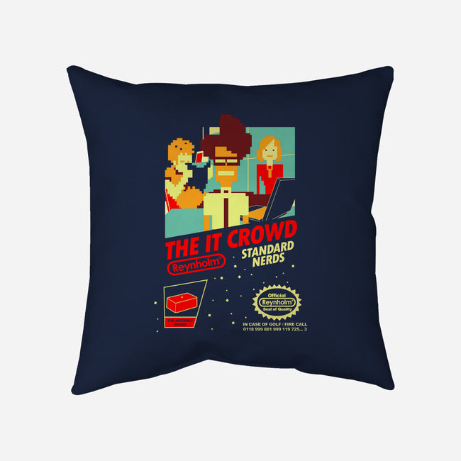 Standard Nerds-none removable cover w insert throw pillow-TomTrager