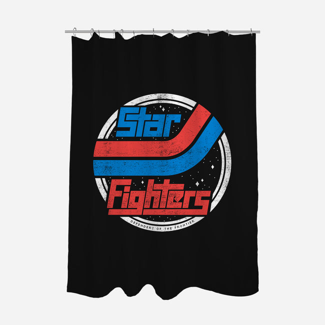 Star Fighters-none polyester shower curtain-jpcoovert