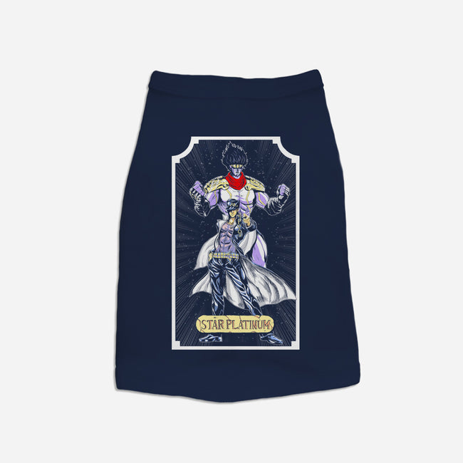 Star Platinum-dog basic pet tank-Coinbox Tees