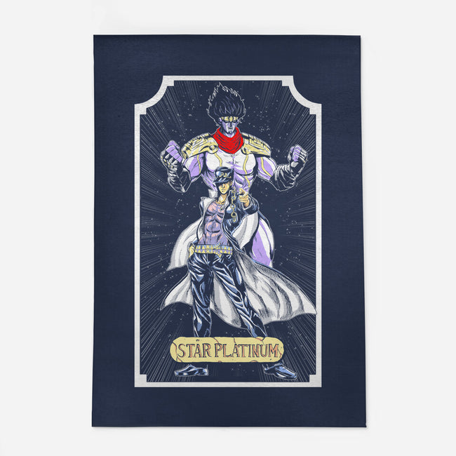 Star Platinum-none outdoor rug-Coinbox Tees