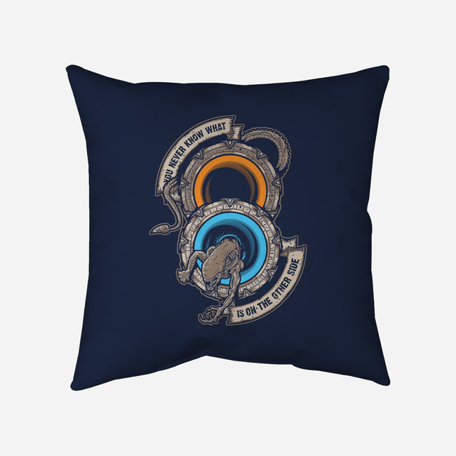 Star Portals-none non-removable cover w insert throw pillow-Letter_Q