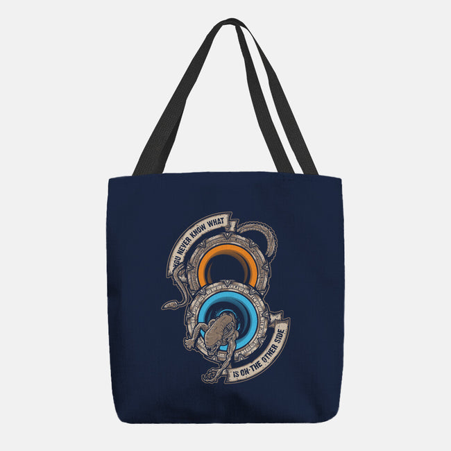 Star Portals-none basic tote-Letter_Q
