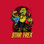 Star T-Rex-womens off shoulder sweatshirt-Captain Ribman