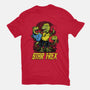 Star T-Rex-womens fitted tee-Captain Ribman