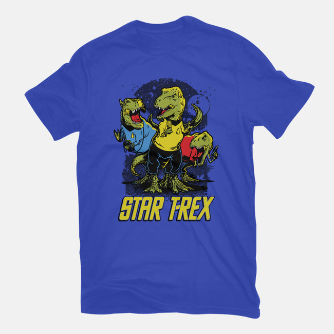 Star T-Rex-womens basic tee-Captain Ribman