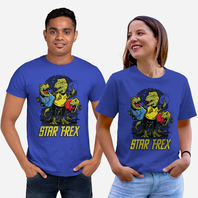 Star T-Rex-unisex basic tee-Captain Ribman
