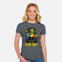 Star T-Rex-womens fitted tee-Captain Ribman
