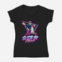 Stardust Crusader-womens v-neck tee-ddjvigo