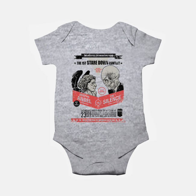 Stare Down Contest-baby basic onesie-zerobriant