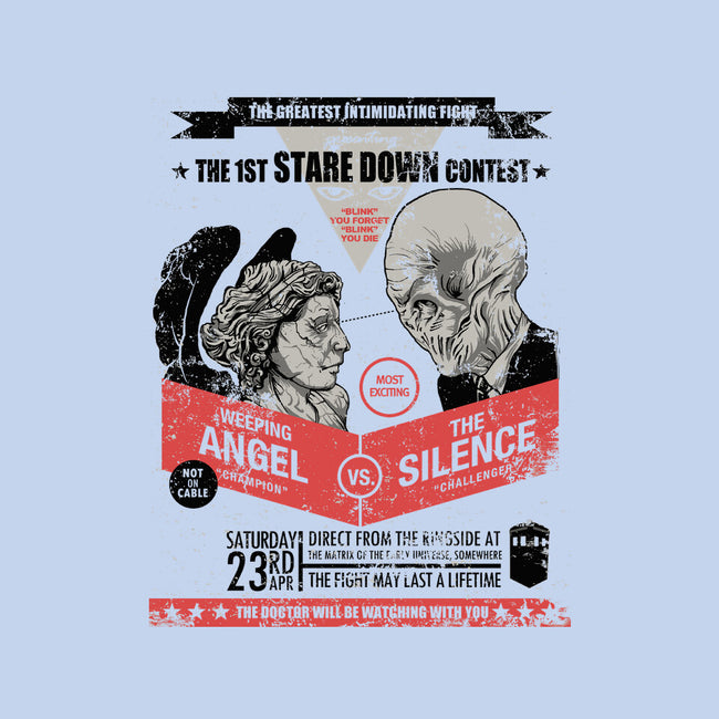 Stare Down Contest-womens fitted tee-zerobriant