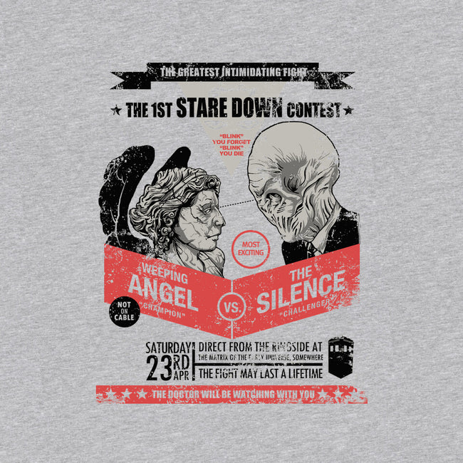 Stare Down Contest-womens v-neck tee-zerobriant