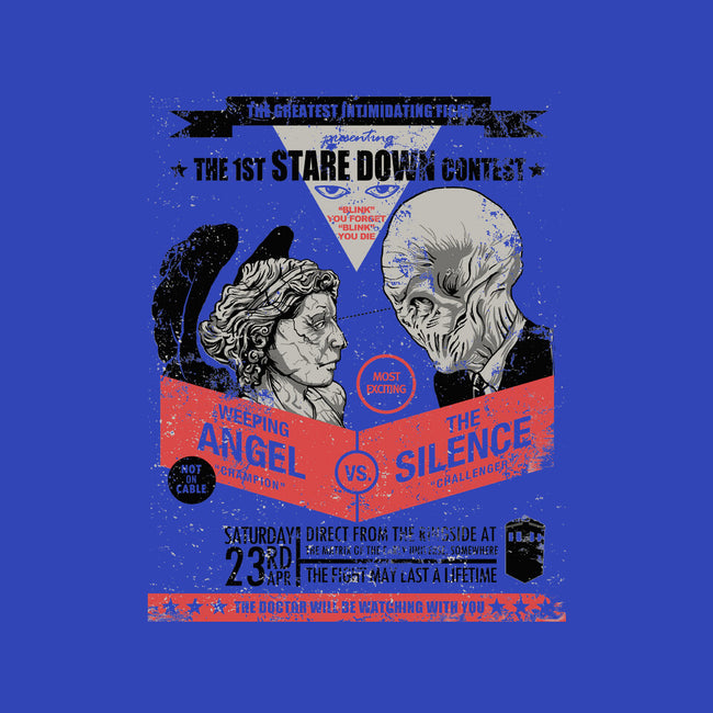 Stare Down Contest-womens v-neck tee-zerobriant