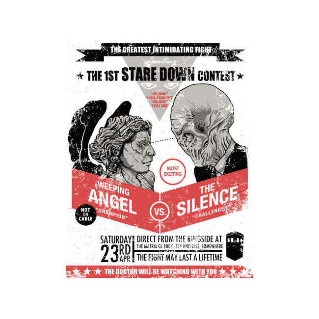 Stare Down Contest-none drawstring bag-zerobriant