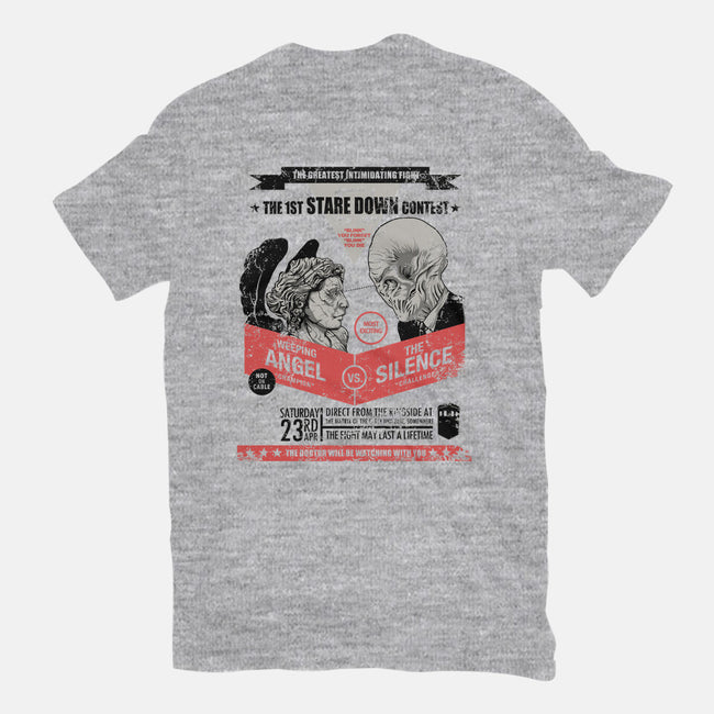 Stare Down Contest-womens basic tee-zerobriant