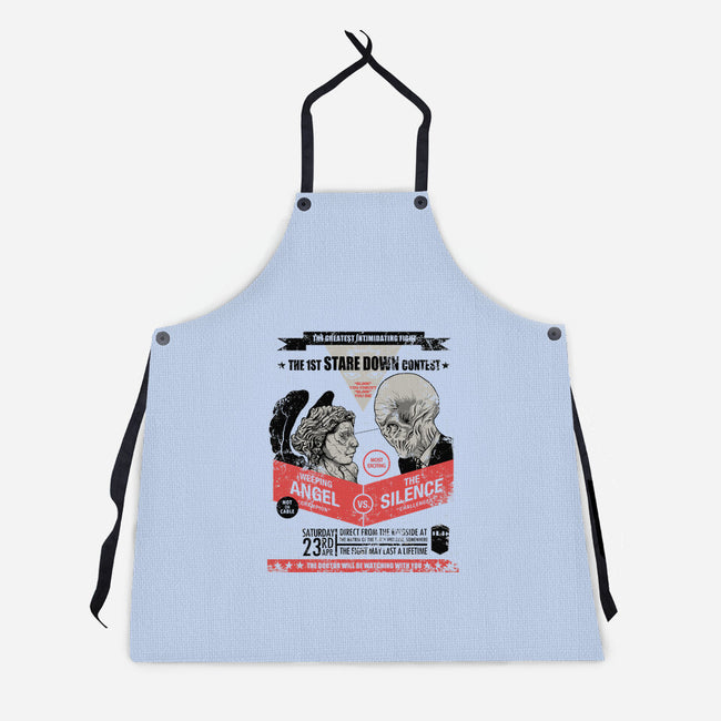 Stare Down Contest-unisex kitchen apron-zerobriant